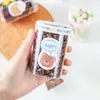 Caixa de Embalagem para Pote de Biscoitos de Natal Leite Data Floco de Neve Crocante Chocolate Grão Derretido Pote de Biscoitos Pote Selado de Plástico Transparente