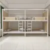 Litera de Hierro Hostal Dormitorio Cápsula Espacial Litera Apartamento de Estudiantes Hotel Litera Cama de Hierro Doble