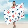 Toalla de Playa de Microfibra Transfronteriza para Adulto Estampada para la Playa Chal Protector Solar Absorbente Toalla para Nadar de Secado Rápido Toalla de Baño