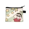 Nuevo Monedero de Dibujos Animados Crayon Shin-Chan para Estudiantes Hombres y Mujeres Bolsa de Almacenamiento de Poliéster Bolsa de Almacenamiento Personalizada de Moda Venta al por Mayor Caliente