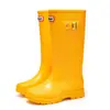 Botas de Goma para Exteriores Impermeables Antideslizantes Resistentes al Desgaste para Mujer hasta la Pantorrilla, Botas de Lluvia de Moda con Cordón y Suela Suave hasta la Pantorrilla