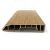 Rodapié línea PVC imitación madera bambú fibra tapa dura hotel proyecto inmobiliario hebilla madera plástico simple línea de pie