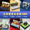 Calendario Desprendible de Talla en Papel Estéreo 3D Personalizado, Regalos Culturales y Creativos Personalizados, Adornos Personalizados, Calendario de Escritorio, Bloc de Notas Adhesivas