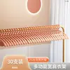 Estante para Ropa de Almacenamiento en Dormitorio Estante para Secado de Ropa Doméstico para Adultos sin Costuras Almacenamiento de Ropa Dormitorio Balcón Estante para Ropa Antideslizante