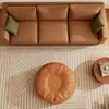 Puf Almacenamiento Perezoso para Sofá, Puf Redondo para Sala de Estar, Cojín para Ventana de Mirador, Taburete de Almacenamiento para Ropa Vieja, Sofá Pequeño
