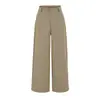 Pantalones Casuales Estilo Old Money para Mujer Otoño Nueva Moda Versátil Gama Alta Sueltos Adelgazantes Pierna Ancha Pierna Recta Pantalones Largos