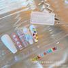 BRILHO. Shennai Nail Art Concha Marinha DIY Nail Art Lixas Estrela-do-mar miniatura Peixe Dourado Peixe Koi Golfinho