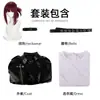 EM. Disfraz de chaqueta de cuero de Yamada para cosplay, chaqueta de cuero de motociclista genial estilo anime, atuendo de cosplay para actuaciones de convenciones de cómics femeninas