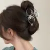 Halloween Europeo y Americano Viento Frío Sexual Colgante de Borla de Araña de Aleación Pinza de Garra de Tiburón Cabello de la Parte Posterior de la Cabeza Peinado para el Cabello
