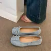 Sapatilhas Confortáveis Macias de Solado Flexível Estilo Francês Retrô, Novos Sapatos Baixos com Laço Brisa de Verão/Primavera 2026, Sapatilhas de Ballet