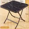 Mesa de comedor plegable para uso doméstico, mesa cuadrada pequeña simple, mesa plegable, mesa redonda para exteriores, mesa de comedor para casa de alquiler, mesa de puesto, mesa de balcón