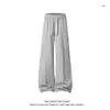 Calça Casual Wide Leg Retro Americana para Homens e Adolescentes, Temporada de Primavera e Outono, Calça Longa Wide Leg Reta com Caimento Leve, Calça de Moletom Versátil e na Moda