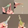 Grampo de Cabelo Pipa Flor de Rosa, Novo Estilo Chinês Nicho Clipe Lateral, Clipe para Franja, Grampo de Cabelo Criativo, Grampo de Cabelo Estilo Antigo, Acessório de Cabelo