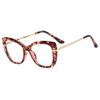 Gafas Jamie 9018 Europeas y Americanas Modernas de Corte Diamante Anti Luz Azul para Mujer Marco Completo de Tr90 Se Pueden Adaptar con Lentes Graduados