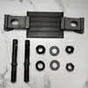 Accesorios de mantenimiento de vías férreas, incluyendo clips para rieles de 43 kg/m y accesorios de conexión, hechos de hierro fundido