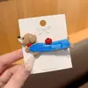 Pinzas Dulces con Lazo para el Cabello de Niñas, Pasadores Exquisitos de Alta Gama, Pinzas Lindas de Dibujos Animados para Flequillo de Niñas, Accesorios Versátiles para el Cabello