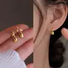 Não Precisa Tirar os Brincos para Dormir, Brincos Femininos, Argolas de Orelha, Versátil, Simples, Compacto, Estiloso, Brincos de Novo Estilo, Exquisite