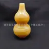Calabaza de Jade Amarillo Natural para Atraer Riqueza, Feng Shui, Regalo de Inauguración, Vestíbulo, Oficina, Sala de Estar, Adorno de Jade, Regalo Decorativo