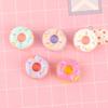 Comida en miniatura de dibujos animados, juego de donuts, crema de bricolaje, pegamento, accesorios, materiales hechos a mano, nuevos accesorios de resina