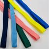 Cinturón de punto de poliéster de 1 cm, suministro directo, cinturón de punto plano de poliéster, cinturón horizontal de poliéster, accesorios de ropa DIY