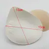 Almohadilla de Seno de Algodón de Látex Engrosada 2.2cm Inserto de Esponja para Sujetador Chaleco Deportivo Nylon Transpirable Absorbente de Sudor Cojín Push-Up