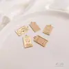 Colgantes de Collares al por Mayor, Cobre Fundido Chapado en Oro de 14K que Conserva el Color, Colgante de Moneda con Cabeza de Reina, Joyería para Collares DIY, Colgantes Pequeños