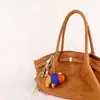 Pingente de Bolsa Porquinho de Feltro de Lã Nepalesa Chaveiro de Carro Tecido à Mão Presente para Casal Pingente de Bolsa Atacado