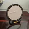 Espejo de maquillaje de plástico de doble cara creativo al por mayor de fábrica, espejo de maquillaje plegable de plástico para manualidades, espejo de tocador en stock, al por mayor