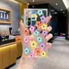 Funda de Teléfono Colorida con Estrella de Mar Temática de Primavera para Galaxy S23, Cubierta Protectora Transparente Estilo Fresco para Samsung S24 Ultra