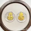 Adesivos de Telefone de Ouro Puro 999, Adesivos Dourados "Princesa, Por Favor, Fique Rica", Folhas Douradas "Fique Rico Rápido", Pequenos Presentes de Ano Novo, Adesivos de Cartão Dourado do Ano do Cavalo