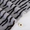 Piel de Conejo Estampado de Tigre Tela Estampada de Tigre Invierno Juguete de Peluche de Conejo Zapatos Ropa Tela