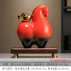 Nuevos Adornos de Caballo Estilo Chino Oficina Decoración Fu Ma Sala de Estar Entrada Mueble de TV Adornos Regalos de Inauguración de Casa Venta al Por Mayor