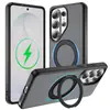 Funda de teléfono con diseño de pivote transfronterizo, tacto de piel y resistente a caídas, soporte de 360 grados, adecuada para teléfonos Samsung, juego 2 en 1, para el teléfono S26U