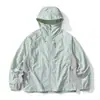 Nueva chaqueta impermeable de estilo montañero para grupo, abrigo protector de piel para exteriores contra rayos UV, ropa de protección solar de seda helada extremadamente elegante, personalizable