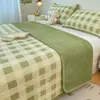 Cubrecama de terciopelo de leche de algodón puro, pieza única, con forro polar añadido para mayor grosor, sábana de cama 100% algodón, tapete de tatami, antideslizante y resistente a las manchas, apto para todas las estaciones