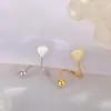 Europa y Estados Unidos transfronterizo agujero de oreja pequeña personalidad S-shaped tornillo clavo de cartílago de oreja amor estrella cuenta redonda clavo de oreja joyería de oreja