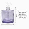Botella Cilíndrica Personalizada de Colores para Aromaterapia 120ml Botella Difusora de Varillas sin Llama Botella de Vidrio Transparente para Uso en el Hogar