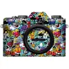 Burro Andante es Adecuado para Cámara Fuji X-T30 Tercera Generación Película Protectora Colorida Pegatina Xt30III Pegatina Película que Cambia de Color