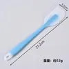 Espátula de Silicone Translúcida de Fábrica Espátula para Creme Pequena Espátula de Silicone Translúcida Ferramenta de Espátula de Silicone Doméstica