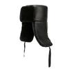 Gorro Noreste para Hombre Invierno Cálido Protección para las Orejas Grueso Esquí Retro Sombrero Lei Feng Gorro de Protección para las Orejas a Prueba de Frío para Mediana Edad y Ancianos