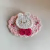 Pinza para el Cabello Hecha a Mano Bordada a Crochet Nueva de Otoño e Invierno para Mujer, Pinza Bb de Flor Linda para Flequillo, Pinza Lateral, Accesorio para el Cabello