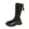 Botas Largas para Niñas 2026 Otoño/Invierno Botas de Moda Coreana Tendencia Antideslizantes Suela Suave para Niños Mayores Botas Altas Hasta la Rodilla