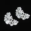 Paquete Individual Clásico Hebilla Doble Cristal Gema Diseño Simétrico Desmontable Joyería para Zapatos de Novia Flor para Zapatos Hebilla para Zapatos