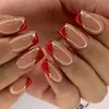 Uñas Postizas Transfronterizas, Estilos Cortos, Medianos y Largos, Arte de Uñas Portátil, Piezas de Uñas Portátiles Terminadas al por Mayor