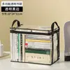 Caja de almacenamiento de libros transparente y engrosada para estudiantes en casa, caja de almacenamiento de gran capacidad y para organizar libros