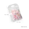 Decoraciones para Uñas Flor de Hielo Tallada en Cristal Suave Flor de Cinco Pétalos Transparente Tridimensional Accesorios de Flores Pequeñas de Resina para Uñas Color Mixto Venta al por Mayor