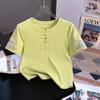 Nueva camiseta de manga corta de verano para mujer de estilo chino para niñas 2024 nueva camiseta hermosa y popular de este año