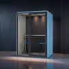 Cabine Telefônica Móvel, Sala à Prova de Som, Cabine para Conferência Telefônica de Escritório, Sala de Prática de Canto, Espaço Silencioso para Estudo Interno, Redução de Ruído