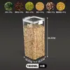 Tanque Sellado para Cereales Tanque de Almacenamiento de Cocina Caja de Almacenamiento Transparente de Grado Alimenticio Contenedor de Almacenamiento de Cereales para Snacks