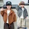 Chaqueta para niño, nuevo modelo otoño 2026, ropa de primavera y otoño para niños, top estilo coreano, chaqueta elegante para niños pequeños